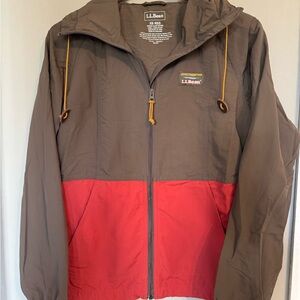 L.L. Bean Brown and Orange Jacket
